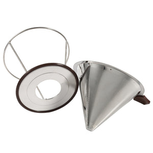 Double Layer Mesh Coffee Cone Filter