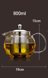 High Quality Heat Resistant Glass Teapot