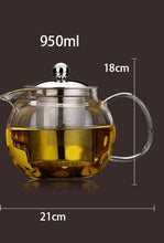 Load image into Gallery viewer, High Quality Heat Resistant Glass Teapot