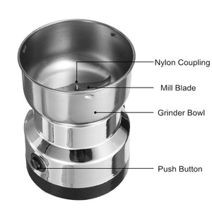 Stainless Steel Coffee Bean Grinder