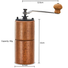 Load image into Gallery viewer, Wooden Mini Hand Coffee Grinder