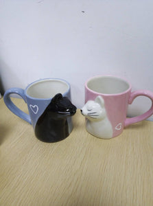 Couple Handmade Ceramic Cup Set