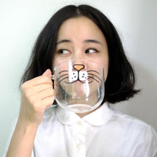 Load image into Gallery viewer, Cute Cat Glass Coffee Cup