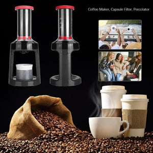 Hand Press Percolator Coffee Maker