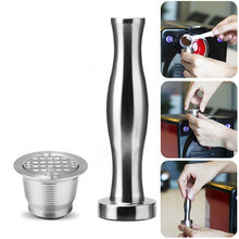 Load image into Gallery viewer, Stainless Steel Reusable Coffee Pod Filter